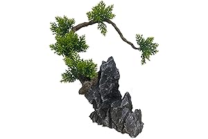 Saim Aquarium Decorations: Creative Landscaping Hideout with Tree View