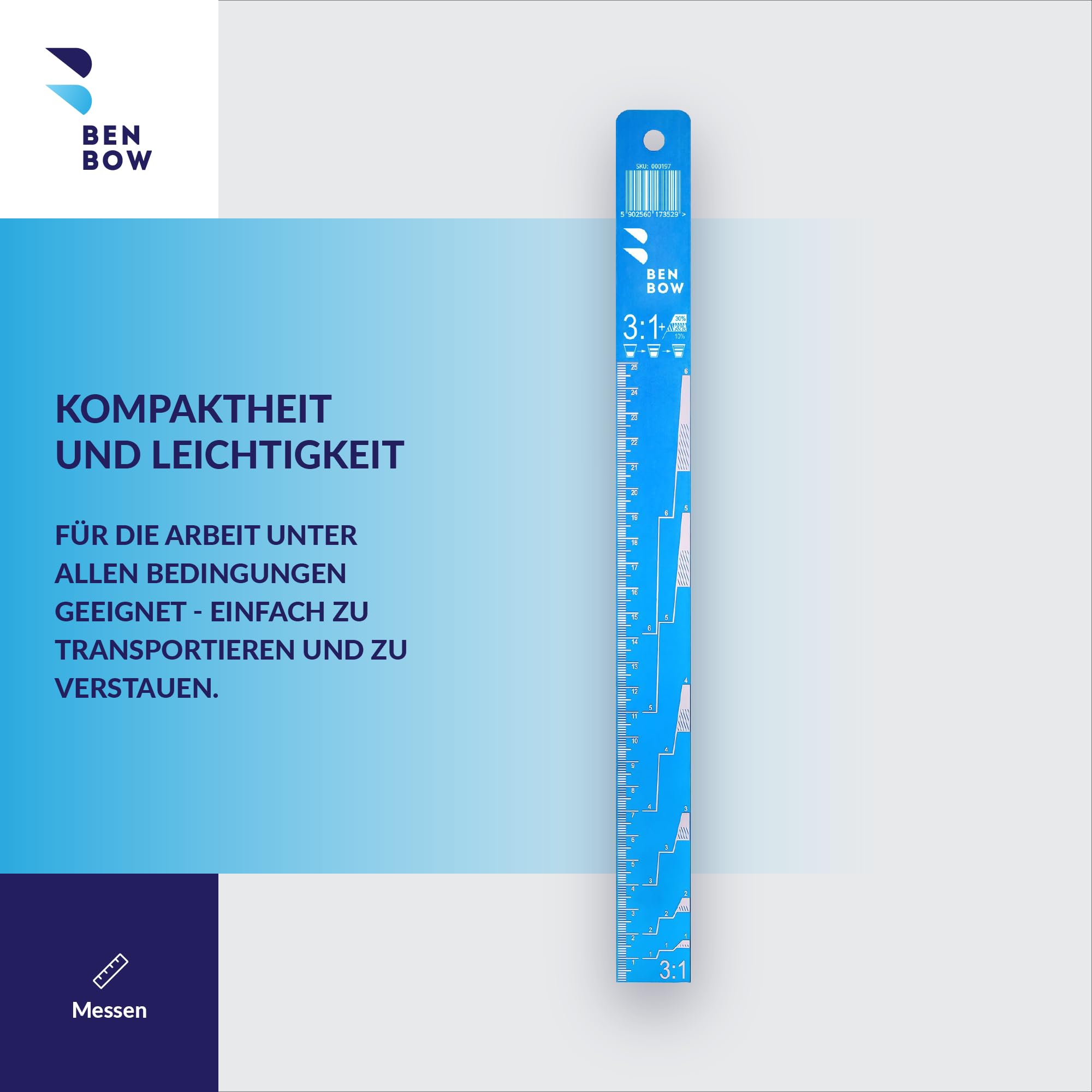 Asta Di Miscelazione Colori In Alluminio - 2:1/3:1 | 30x350mm - Foto 5