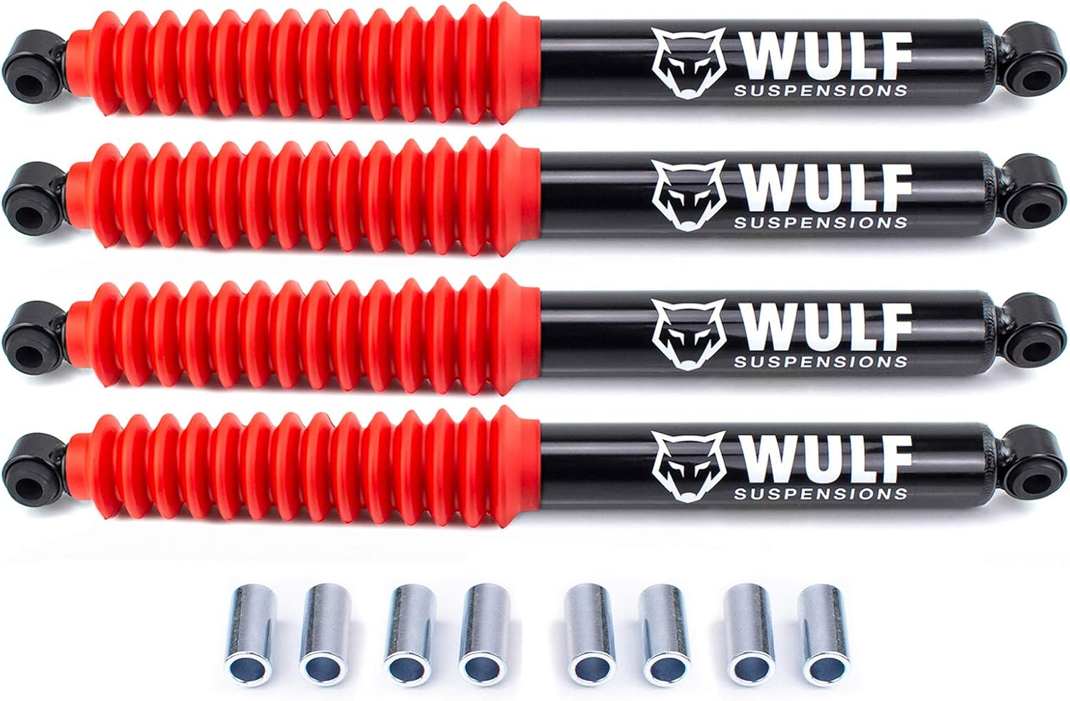 WULF Extended Shocks Kit for 1-3" Lift Kits compatible with 1988-1998 Chevy Silverado GMC Sierra K1500 1500 4X4