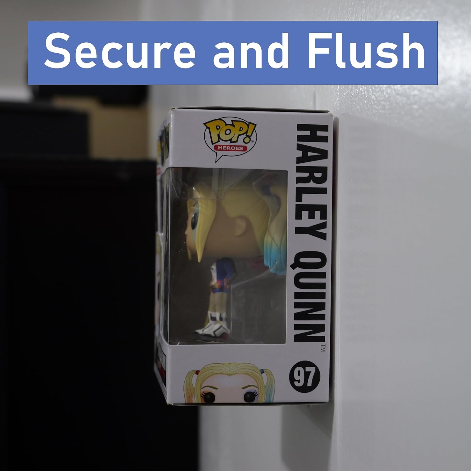 Funko Pop Shelf | Floating Figurine Display | Slim Minimalist Design Floating Figurine Shelf (50 Pack)