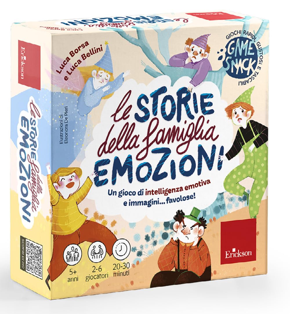 Le storie della famiglia Emozioni – Gioco di intelligenza emotiva – emotivo, sociale, cognitivo – 5+ anni anni