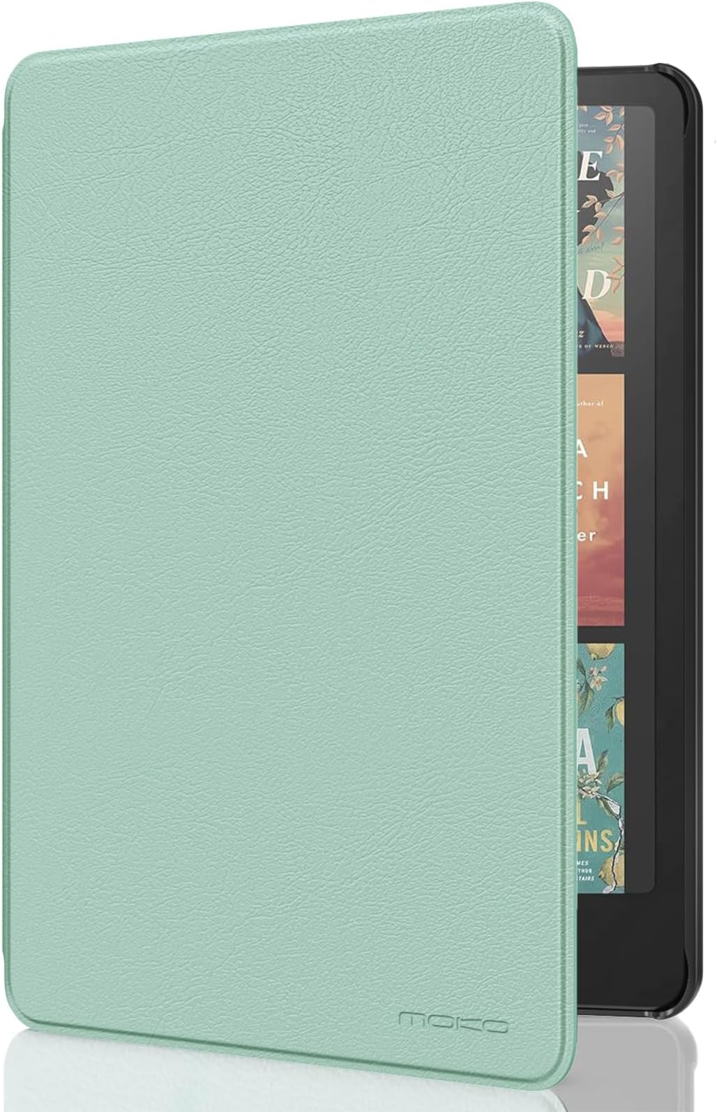 MoKo Case for All-New 7" Kindle Paperwhite (12th Generation-2024) and Kindle Colorsoft Signature Edition 2024, Lightweight Shell Cover with Auto Wake/Sleep for Kindle Paperwhite 2024, Agave Green