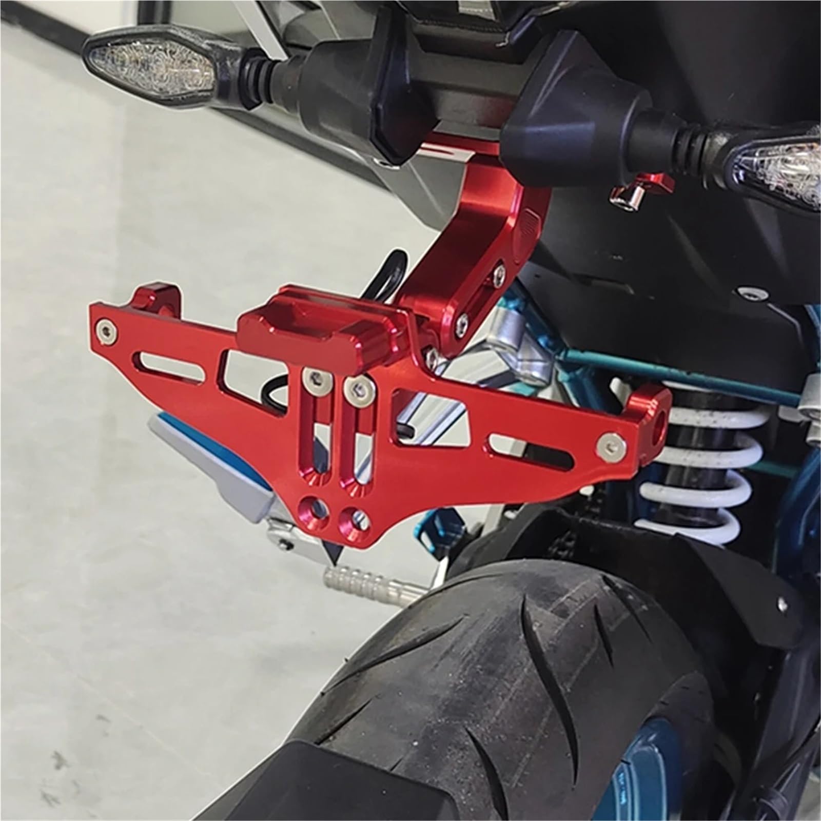 Pasuje do DUCATI Diavel 1200/Carbon/Strada/1260 XDiavel/S uchwyt na tablicę rejestracyjną motocykla montaz tablicy(BLACK)