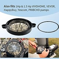 Vista 6 de Cubierta de cesta de bomba de piscina mejorada, tapa de repuesto para bomba de piscina compatible con bombas de piscina Splapool Pureline Deluxe