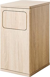 宮武製作所 ダストボックス コンパクトサイズ ニオイ漏れを防ぐプッシュ式 20L DB-480R (ナチュラル)