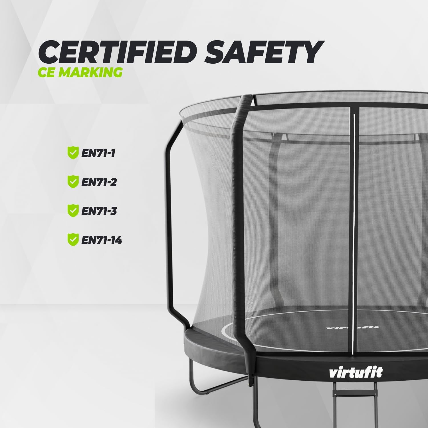 VirtuFit Trampolín con Red de Seguridad