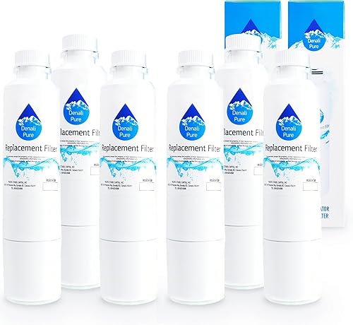Paquete de 6 filtros de agua de repuesto para refrigerador Samsung RF4267HAWP/XAA, compatible con Samsung DA29-00020B, DA29-00020A, cartucho de