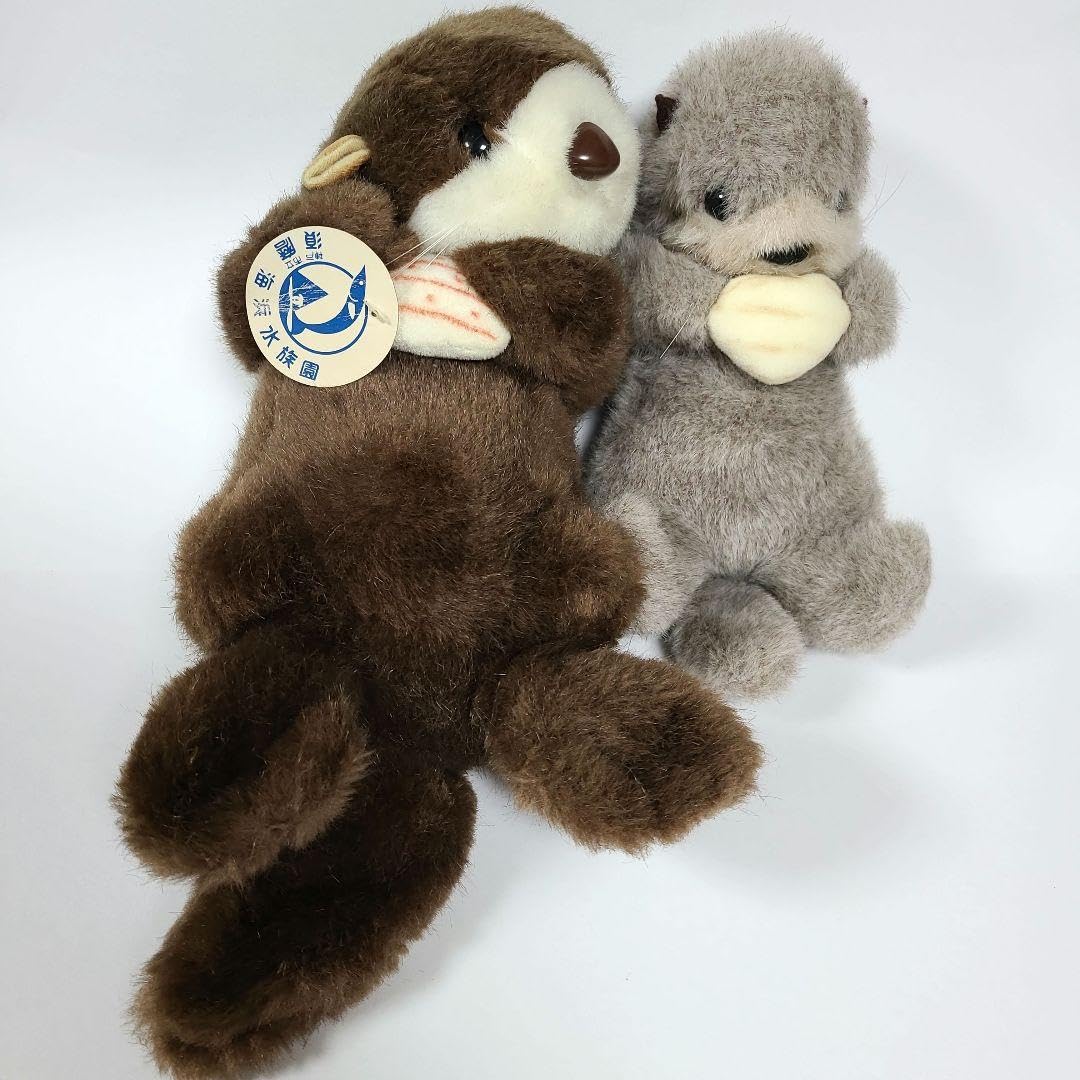 Amazon.co.jp: ラッコ ぬいぐるみ レトロ 水族館 動物園 2体