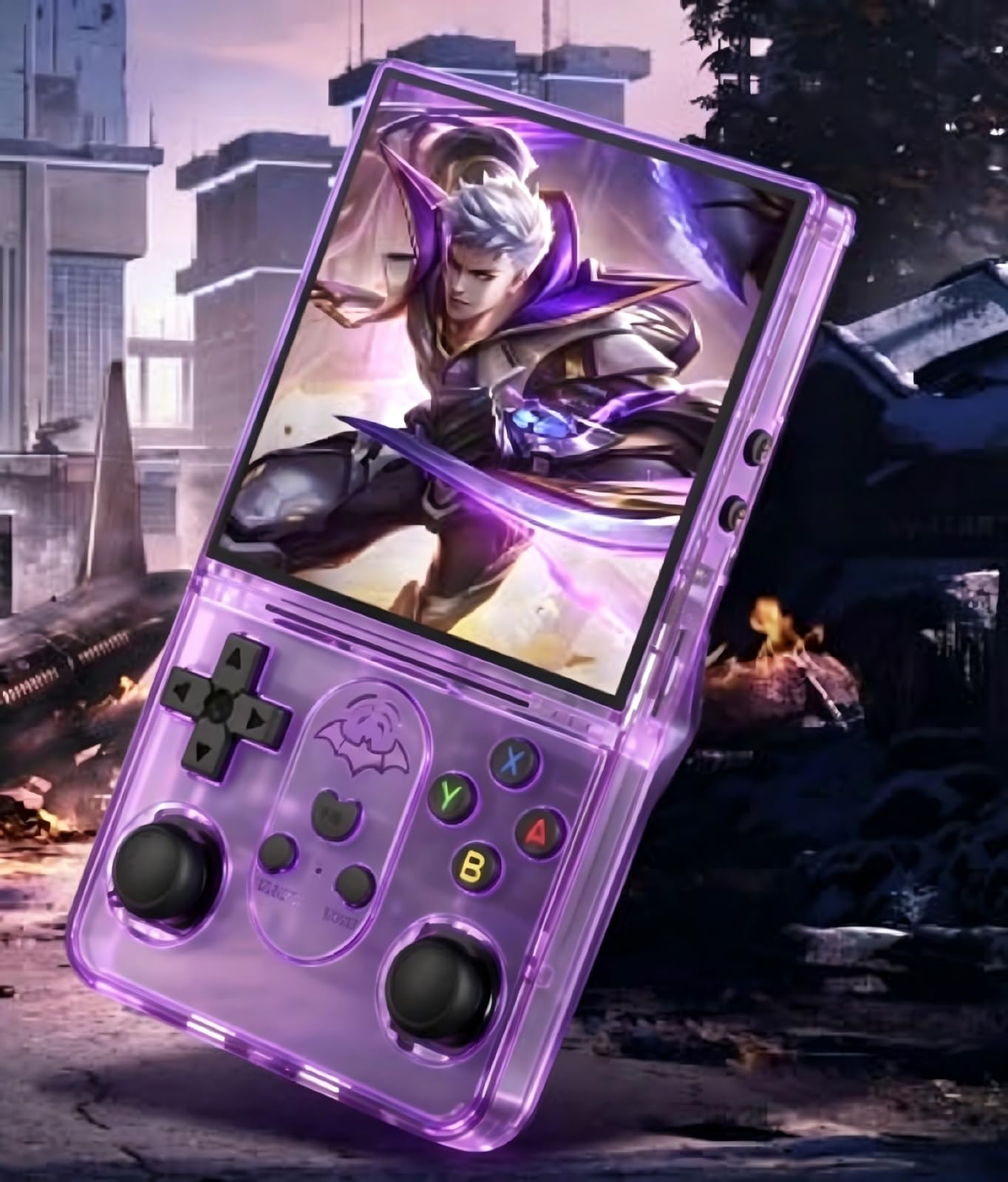 Consola de juegos portátil retro S600, pantalla IPS de 4.0 pulgadas, memoria de 64 GB, más de 22.000 juegos clásicos, batería de 4000 mAh
