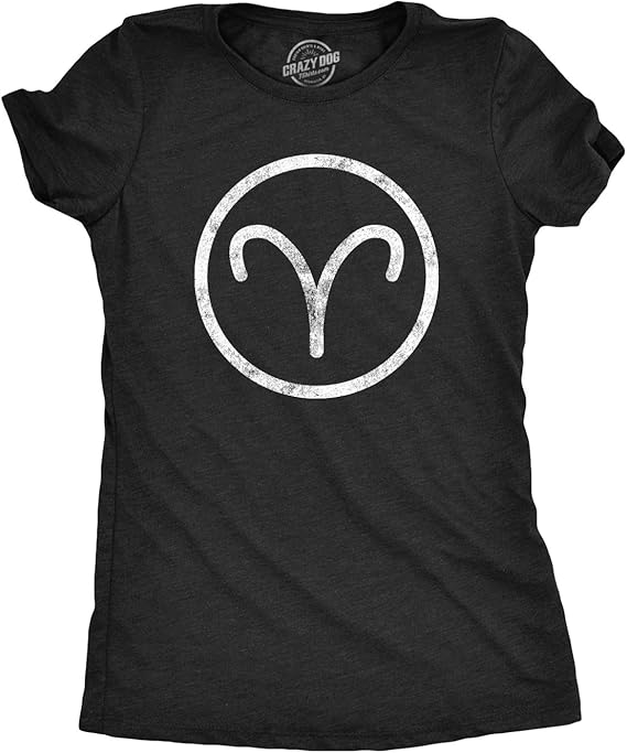 Womens Zodiac Symbol T Shirts Cool Astrology Gift Horoscope Birthday All Star Signs