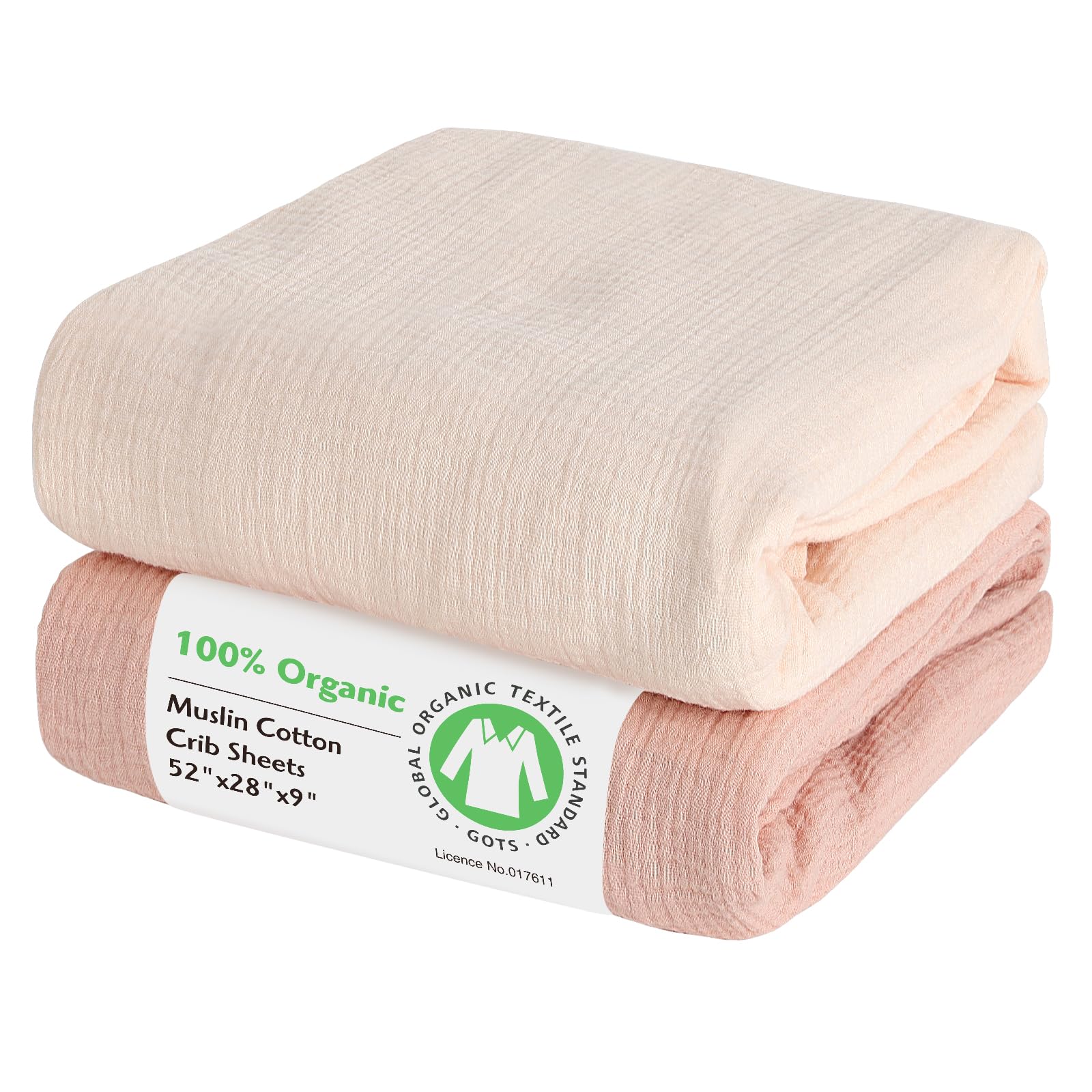 Amrcbb Organic Muslin Crib Sheets