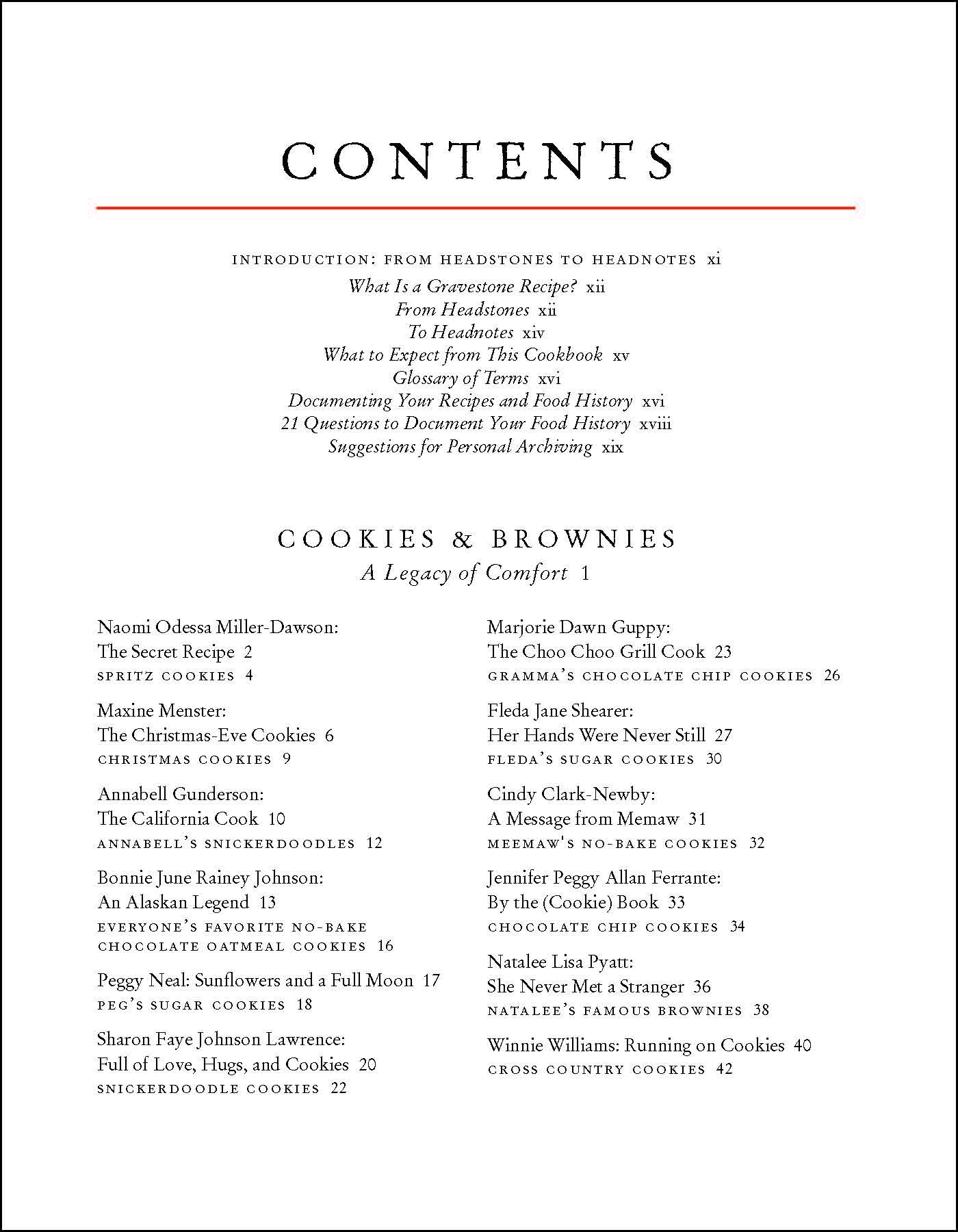 To Die For: A Cookbook of Gravestone Recipes