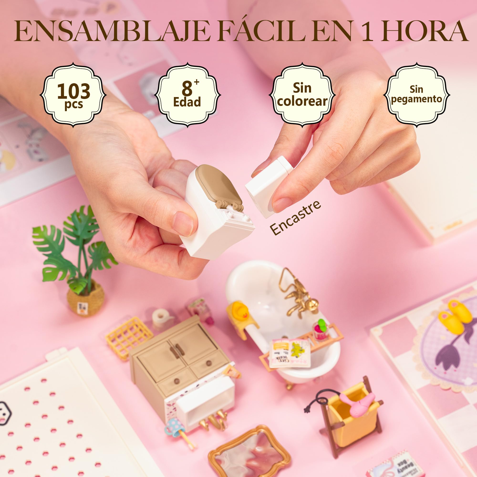 Rolife Super Creator Maquetas DIY Miniature House Kit Casas Miniaturas para Montar Maquetas Madera para Construir Adultos