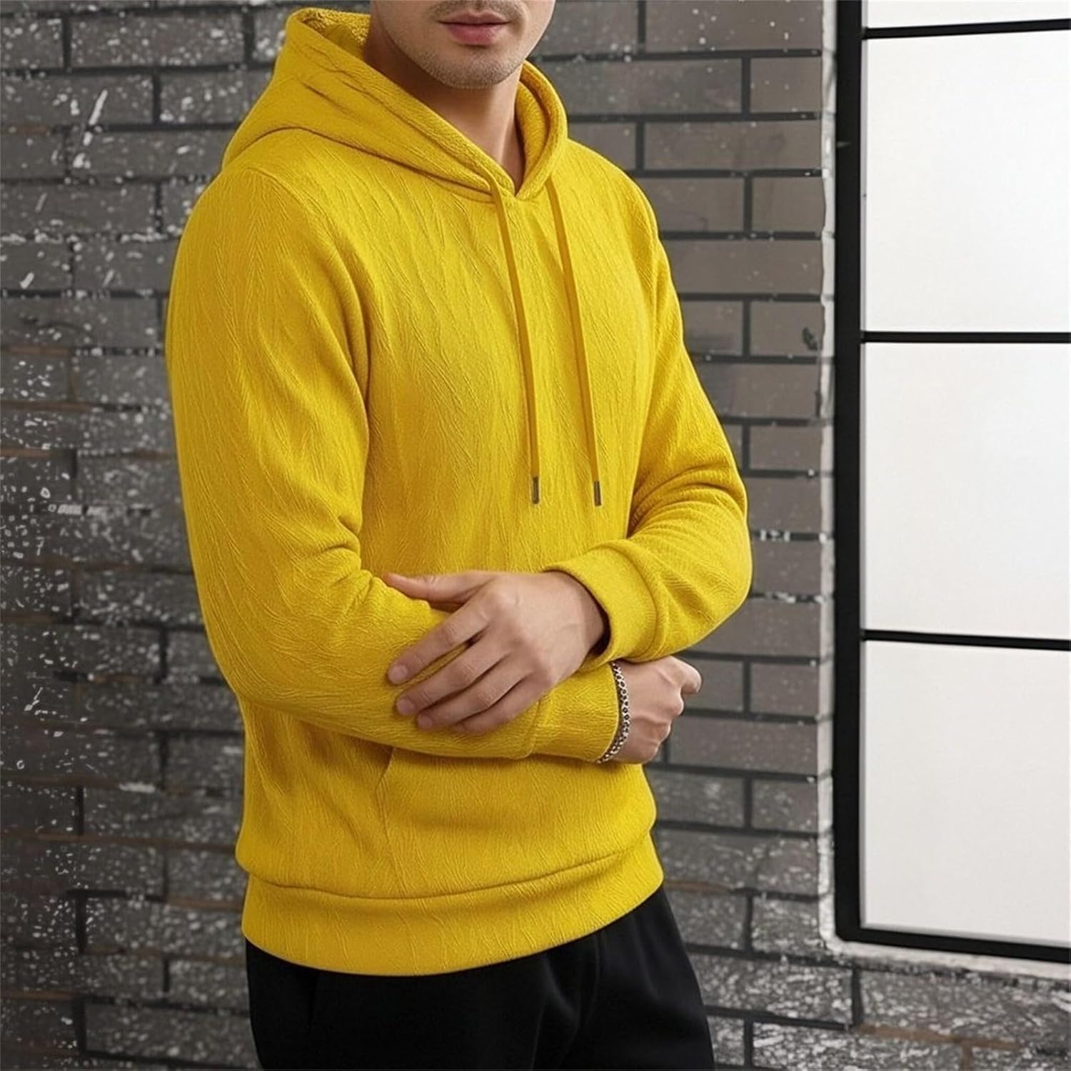 Long Sleeve Shirts for Mens Comfy Workout Hoodies with Pocket | Slim Fit Plain Tops,Soft and Comfy Shirt,Outdoor,Fishing,Hiking,2026 Fashion Outfits,Fall Clothes