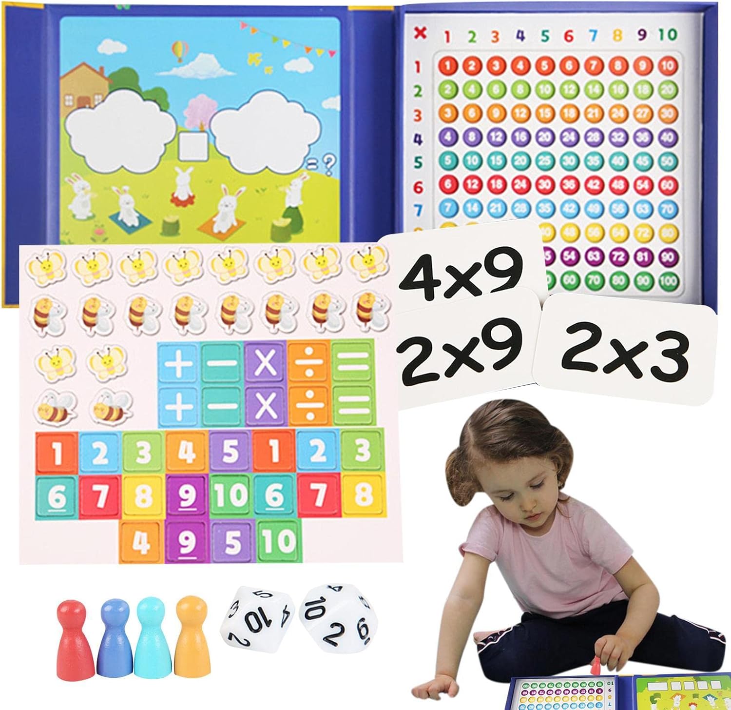 Rurbeder Multiplication Table Game Multiplication Board Game