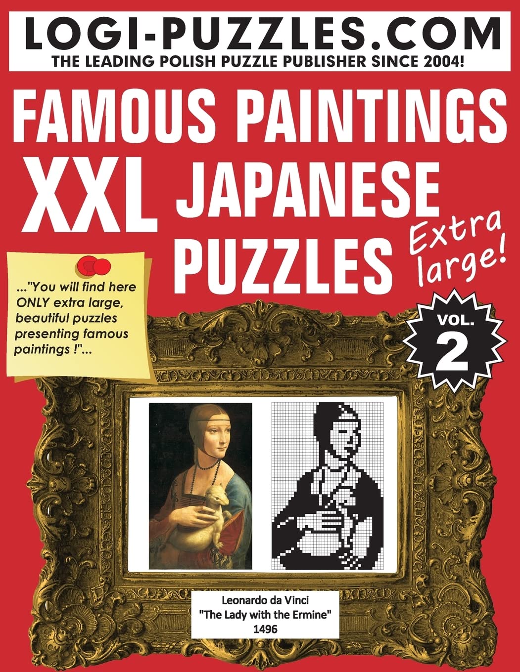 XXL Japanese Puzzles: Famous Paintings: Volume 2
