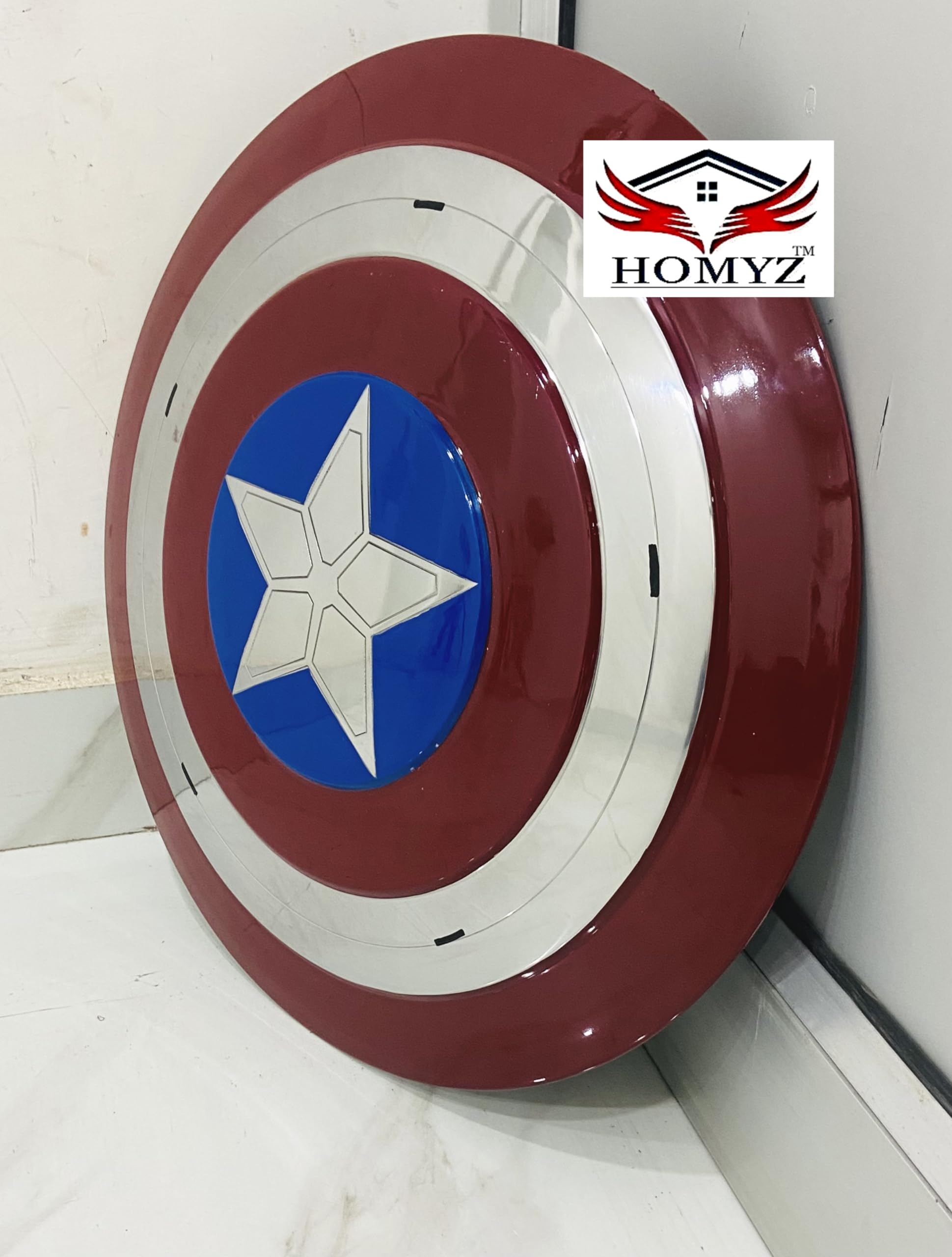 Escudo redondo medieval con agarre de cuero, decoración de pared, diseño único, metal, cosplay, juego de rol, disfraz de Halloween