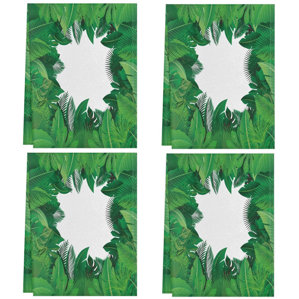 GAIREG Strofinacci da cucina con palme tropicali blu, 71 x 45