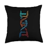 Funny Biology Design For Biologist And Scientist - DNA Throw Pillow