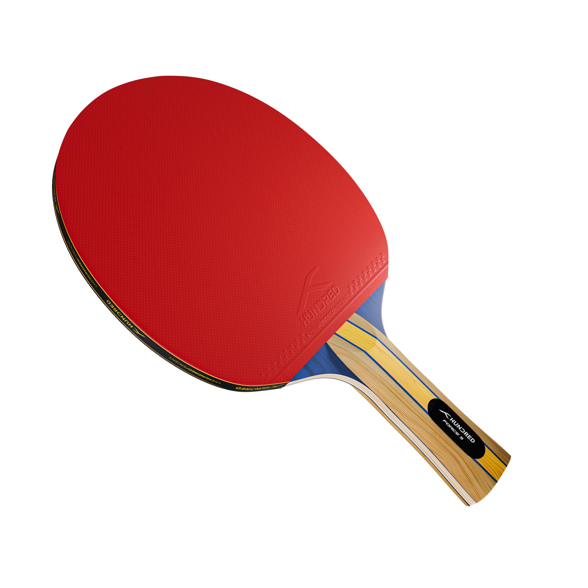 Hundred Force 5 Table Tennis Racket (Red/Black)-image-32