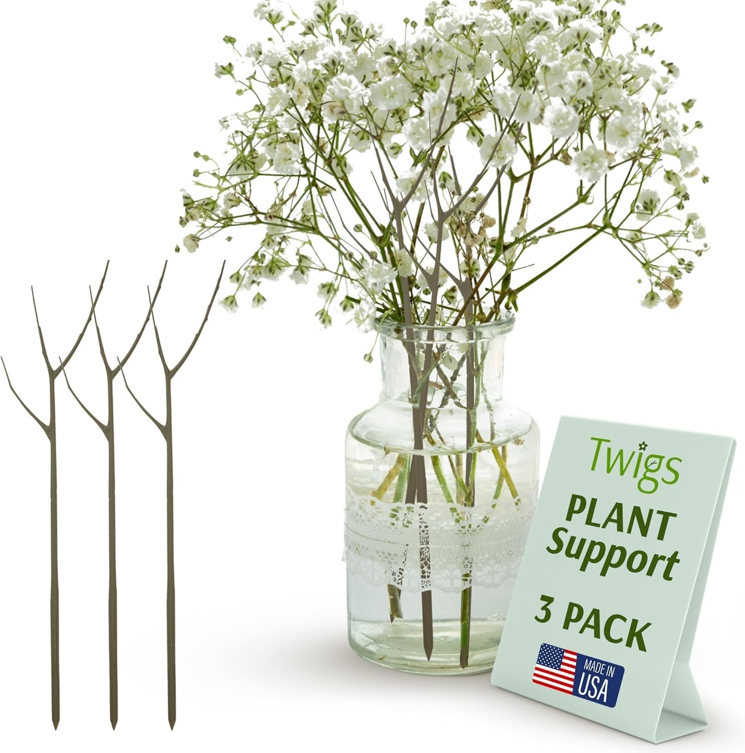 twigs-nature 's Pflanzstab (Bundle Of 3)