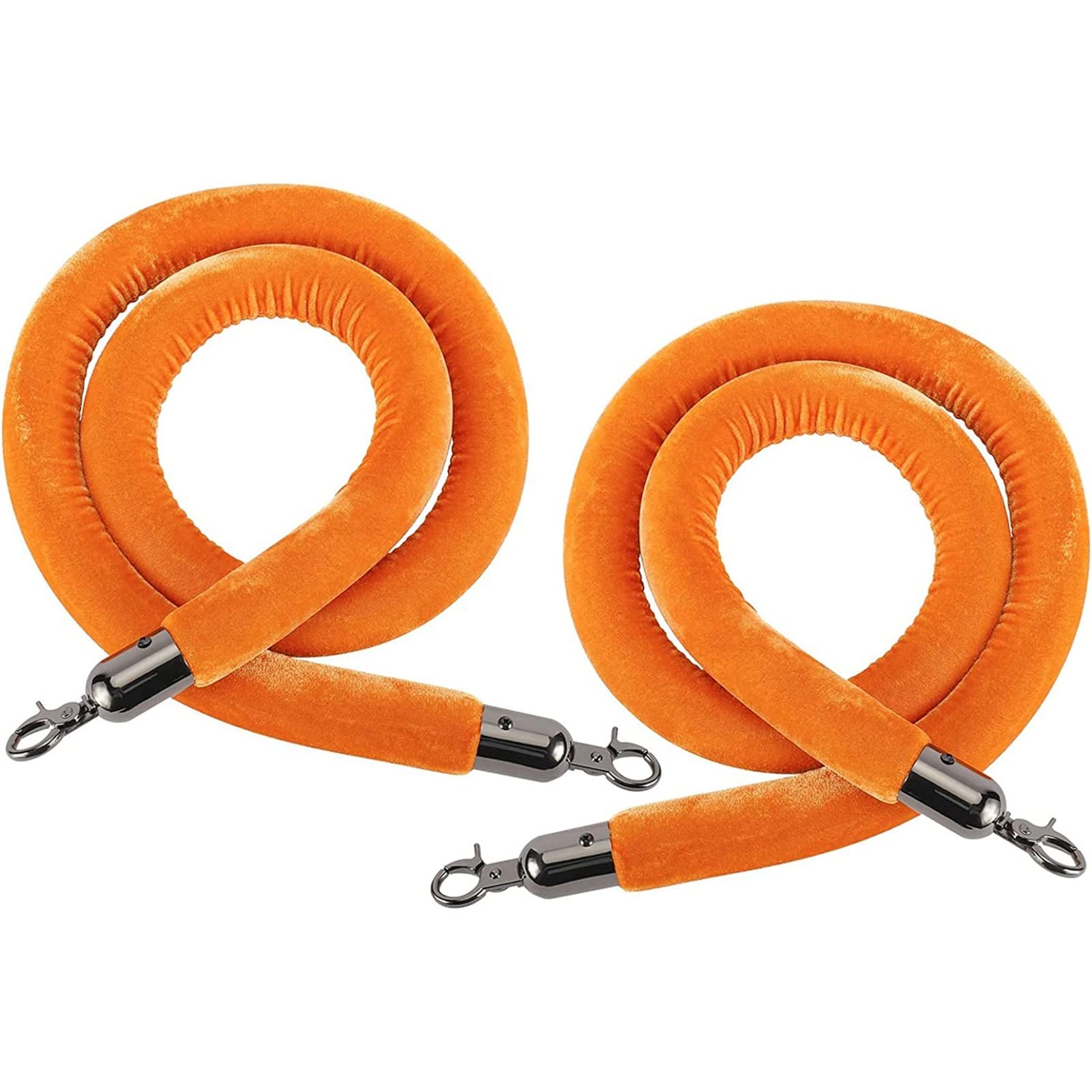 ZBBGTJK Commercial Velvet Rope 3.3ft VIP Queue Ber Crowd Control Stanchion Rope Safety Ber for Events Grand Openings ge Stylish and
