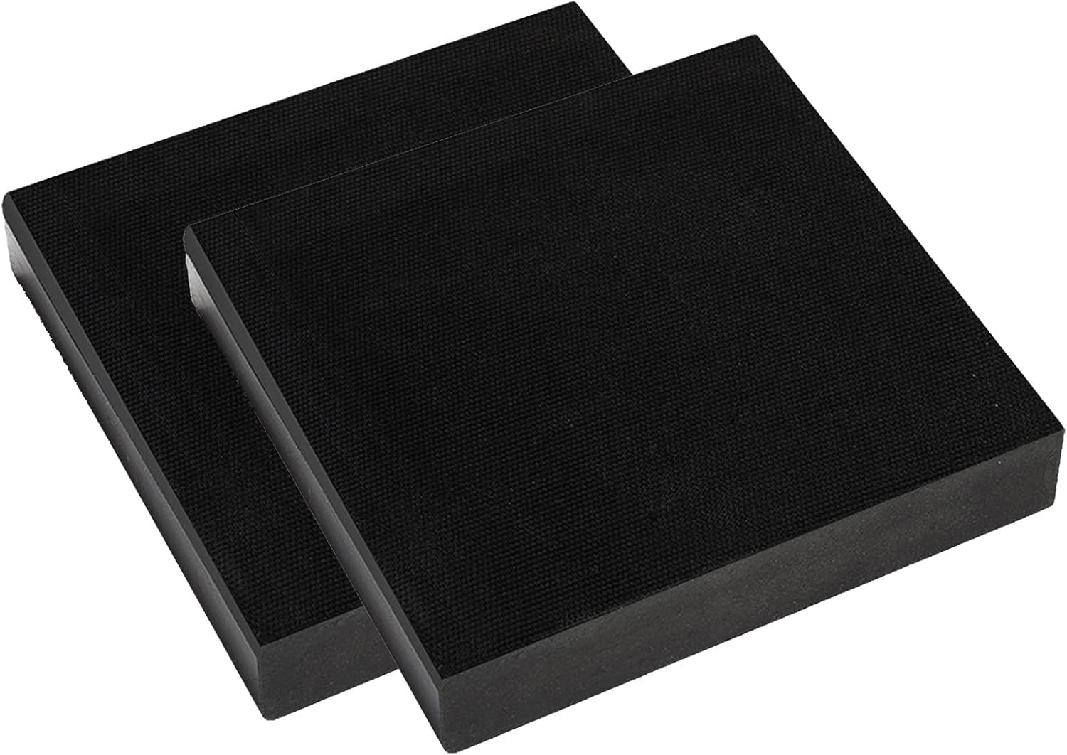 2 Pcs Rubber Blocks Square Shock Absorbing Pad 200×300Mm, Thickness 2-8Mm Suitable for Heavy Machinery, Building Materials(200x300x5mm)