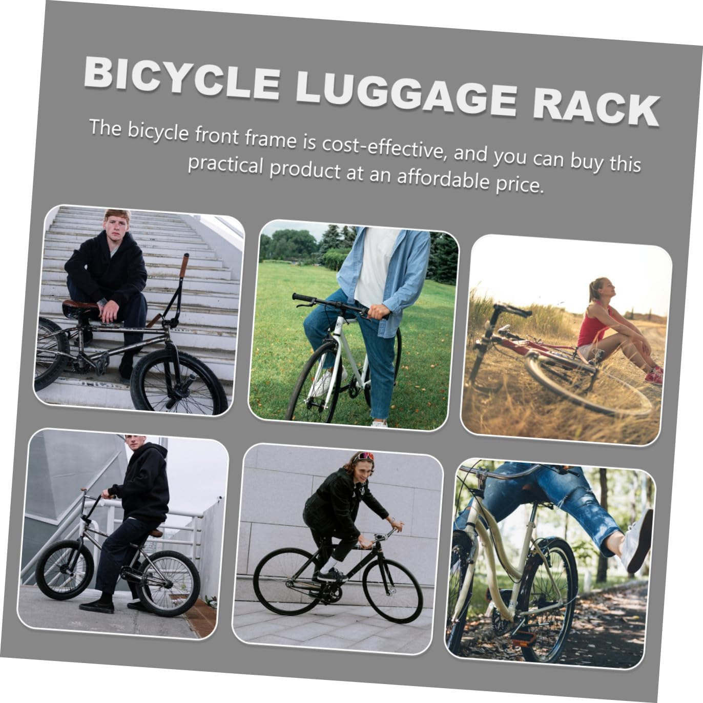 Folding Bike Front Fork Shelf Aluminum Luggage Rack Bike Front Storage Rack