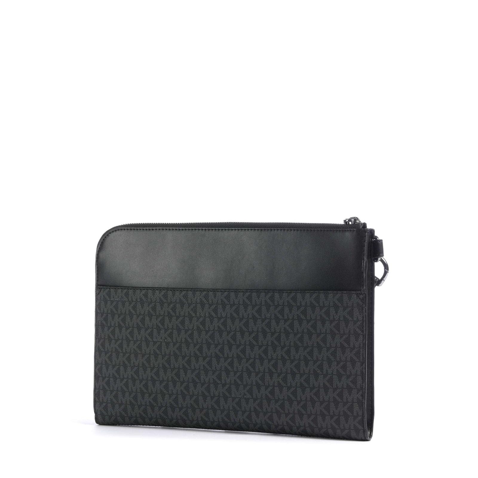 Michael Kors Pochette con cinturino da polso logo MK Jet Set Nero