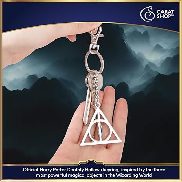 Official Licensed Harry Potter Keyring Keychain (Deathly Hallows)