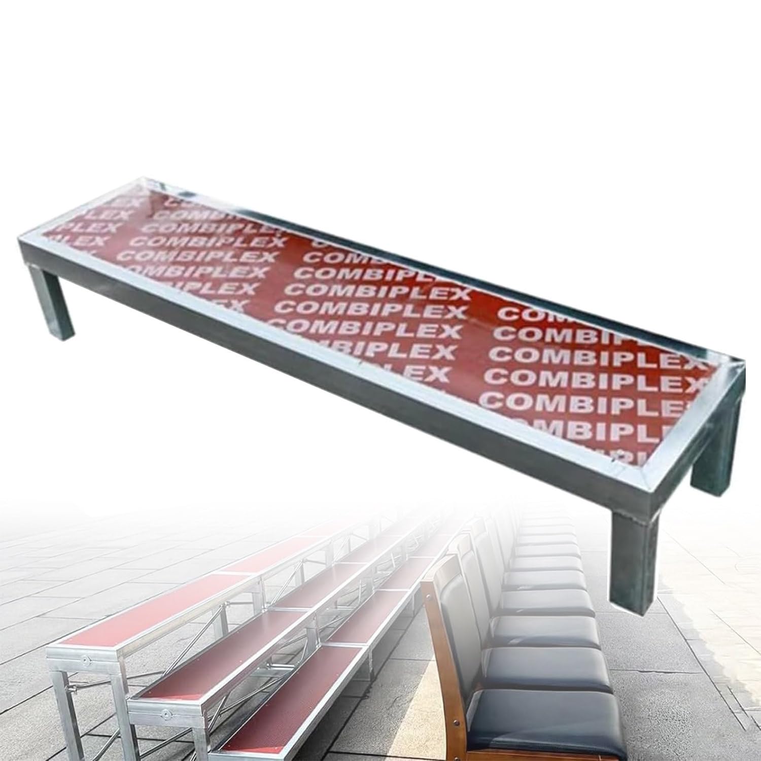 GLBMXDD Portable Choral Risers,Choir Stairs Platform, Choir Singing Steps for Classroom Church, Group Photo Lectern Podium Staircase Stand,for Events and Rehearsals Ordinary-1Tier