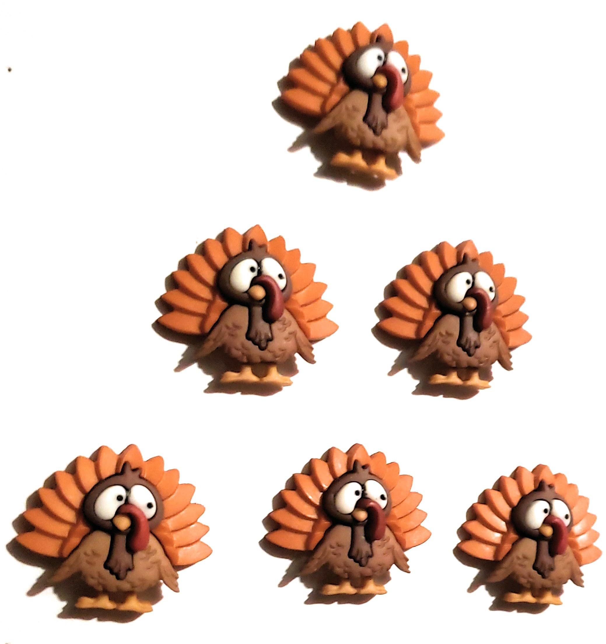 Boutons Turquie d'Automne Dress It Up pour loisirs créatifs d'Halloween