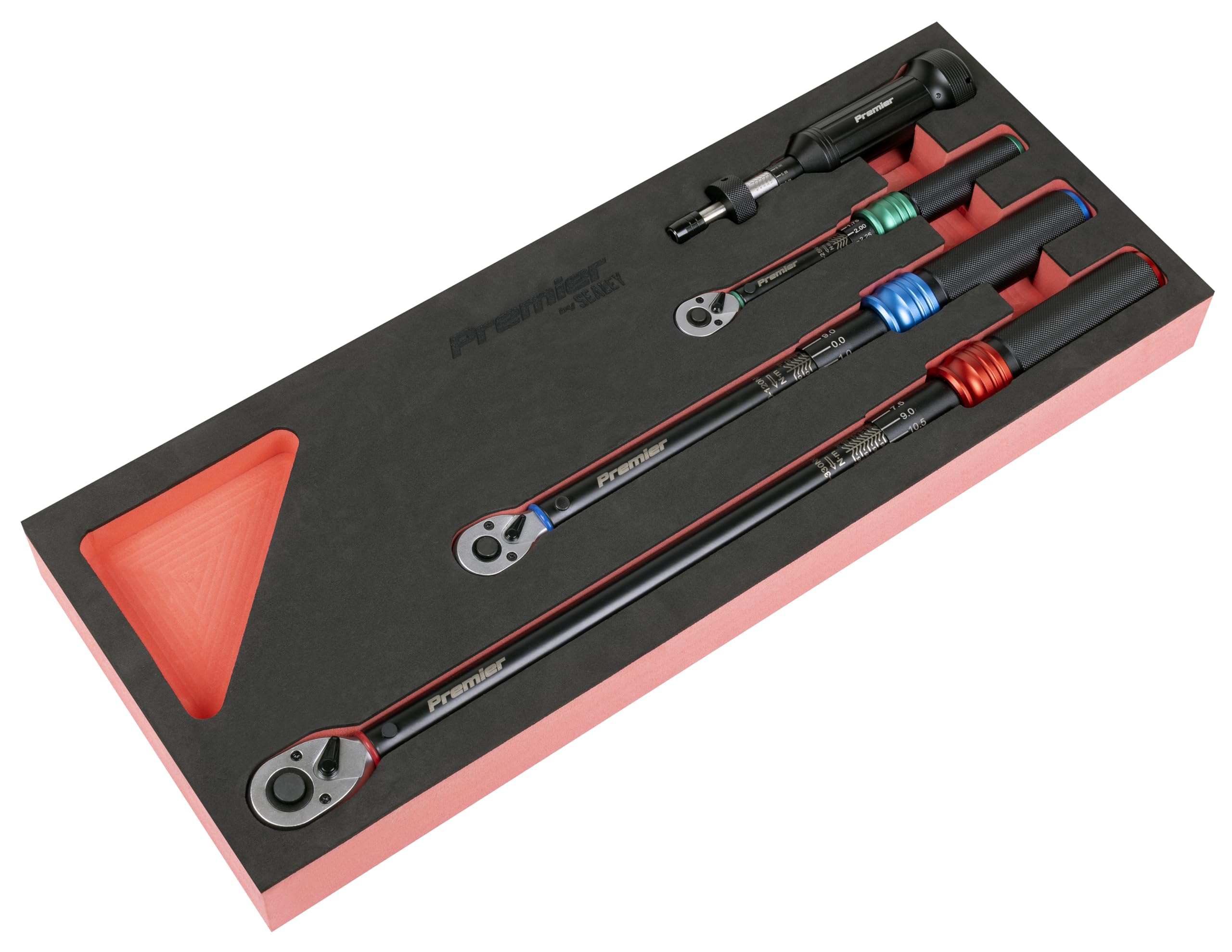 Sealey Black Torque Wrench Micrometer & Torque Screwdriver Set 4pc STW909SETB