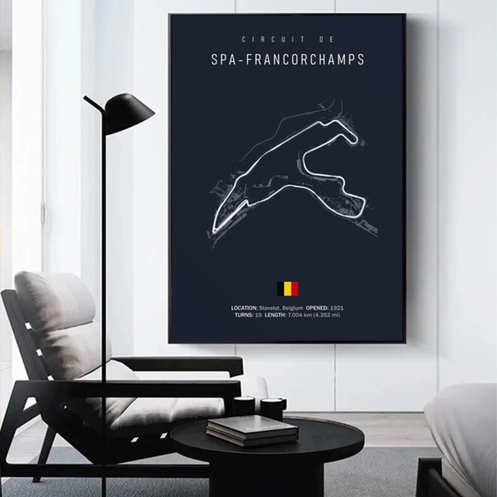 Circuit de Spa-Francorchamps - Racetrack Print
