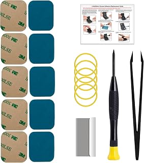 TOCOL for 5Pcs for Smartwatch Stickers Screen Strip Compatible with Tempered Glass Frame Replacement Accessories Full Coverage Easy Installation
