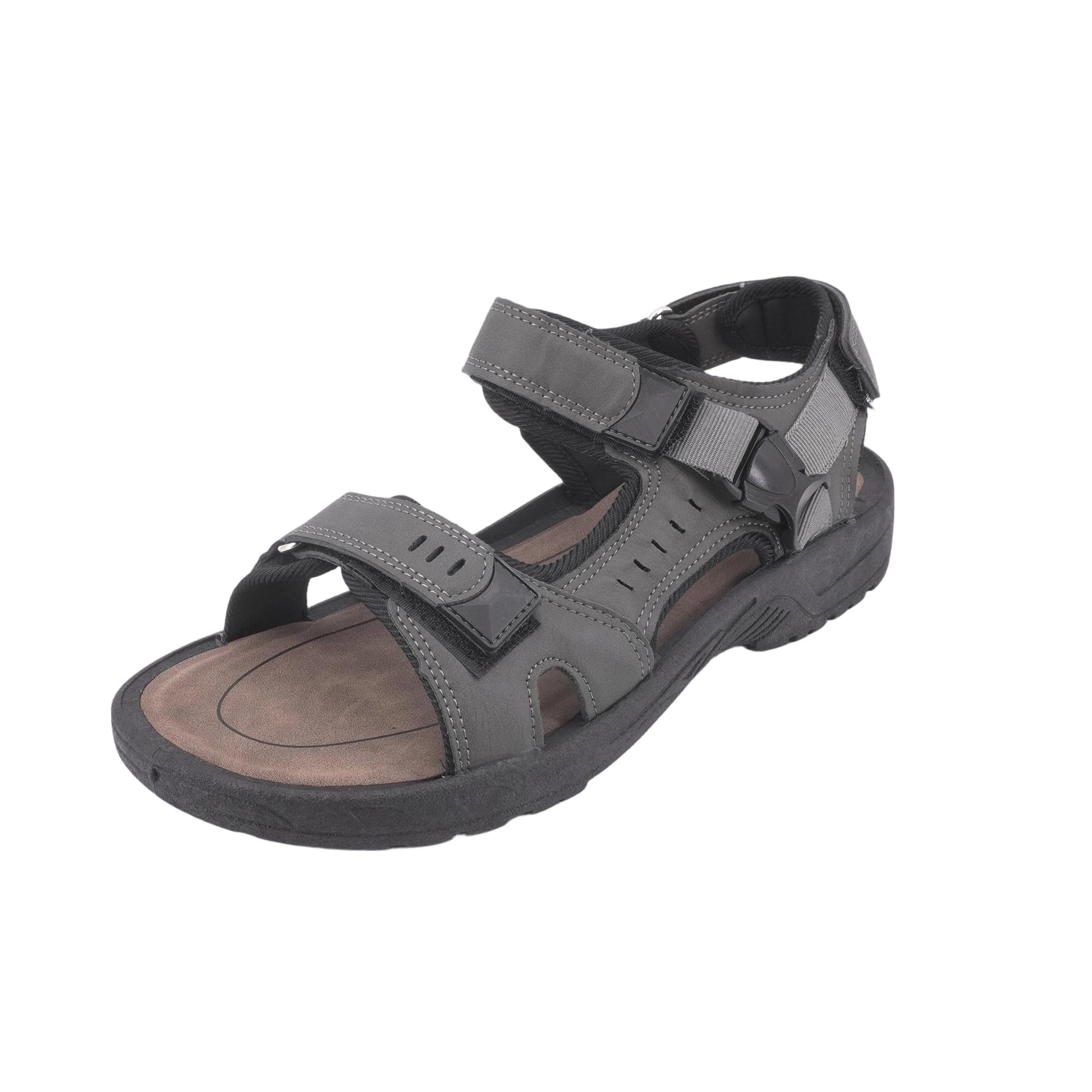 JOMIX Sandali Uomo Outdoor Sandali da Trekking Mare e Città con Chiusura a Strappo Leggeri e Antiscivolo Traspiranti ad Asciugatura Rapida