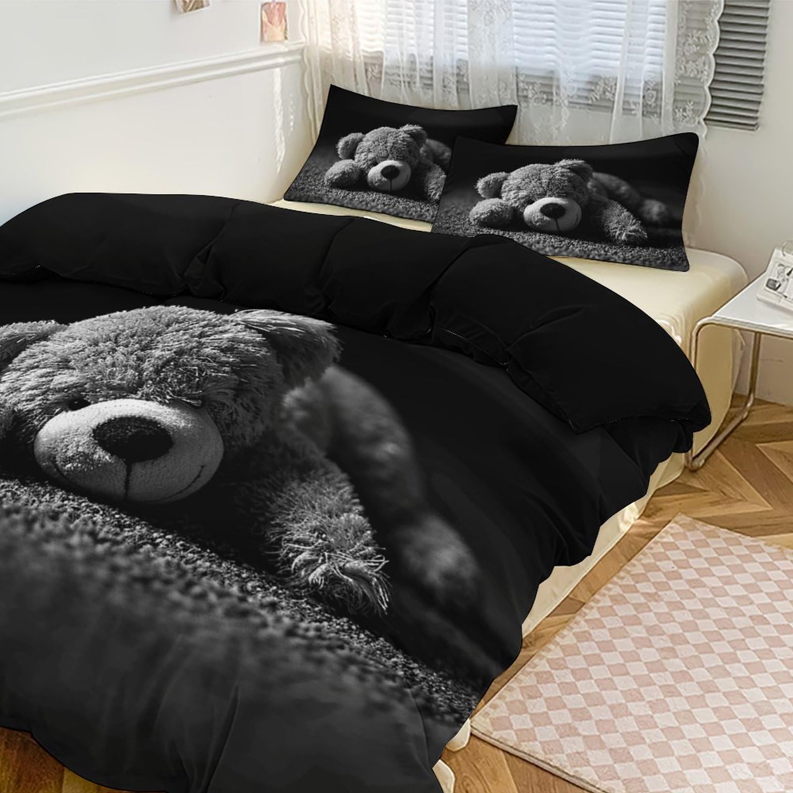 Parure de lit légère et réversible pour une chambre cosy et élégante toute l'année