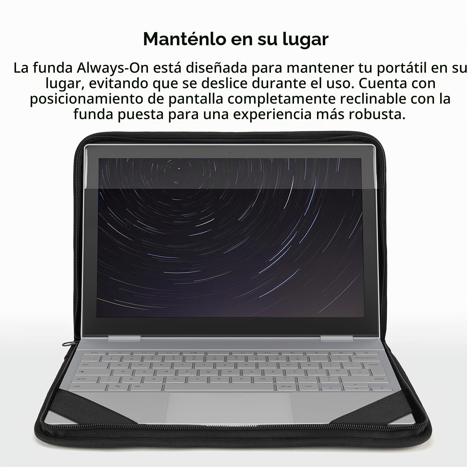 Belkin Funda para portátil Always-On Compatible con portátiles de 11 a 12 Pulgadas, Tablet, ChromeBook, iPad y MacBook para protección del Dispositivo con Dos Bolsillos