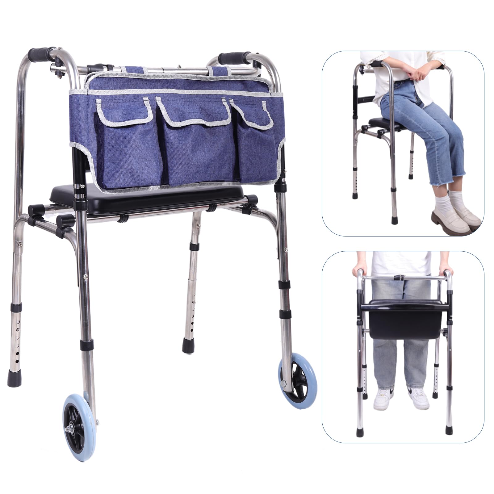 Amazon | ENLUNTRA 歩行器 高齢者用 室内 コンパクト 介護 大人用 