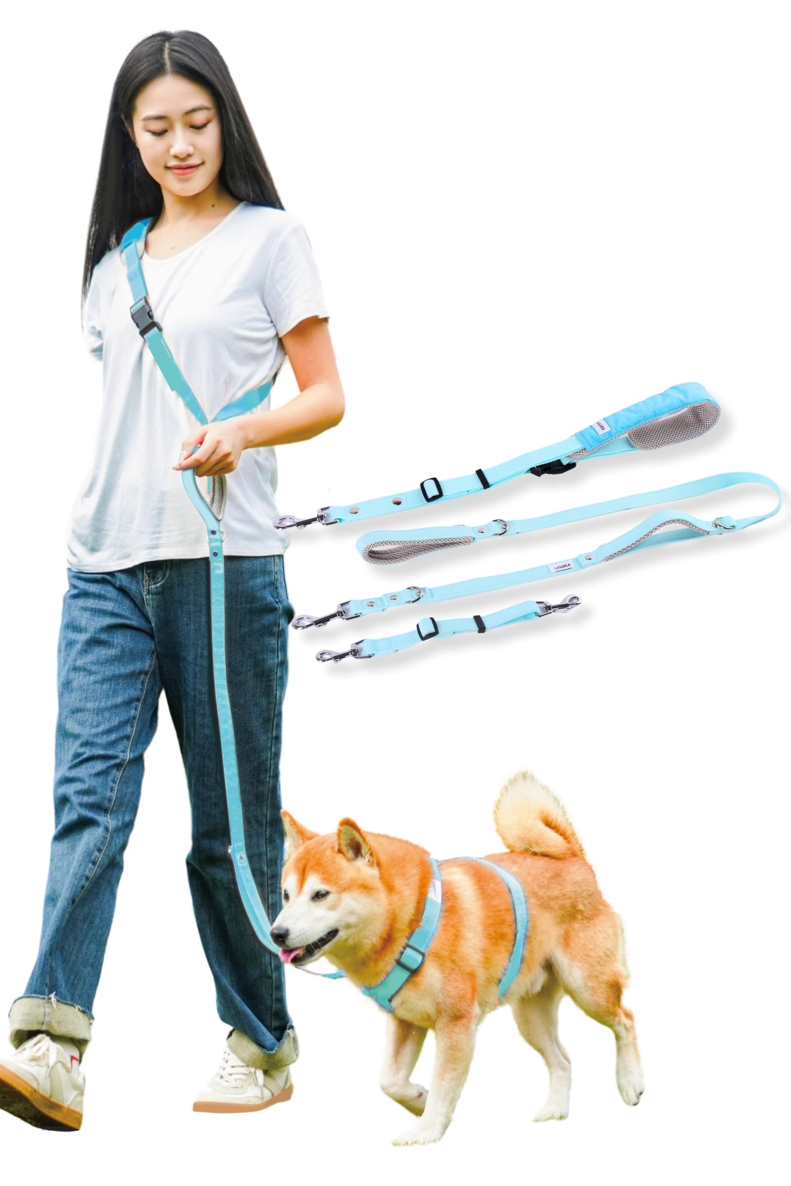 Amazon | [LaLUCA GOODS] 犬 ショルダーリード リード 小型犬