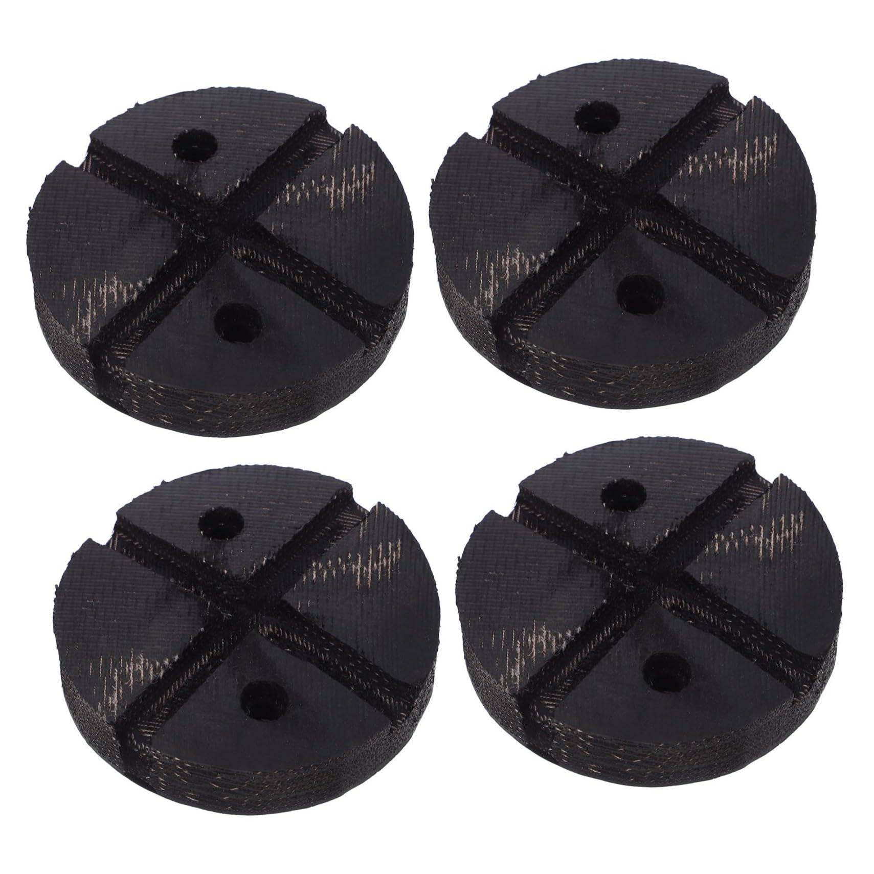 Gatuida 4 Pièces Pads Caoutchouc pour Cric de Voiture Protection Pincement pour Rail de Antidérapants Absorption des Chocs et du Bruit Supports Stables pour Atelier Mécanique