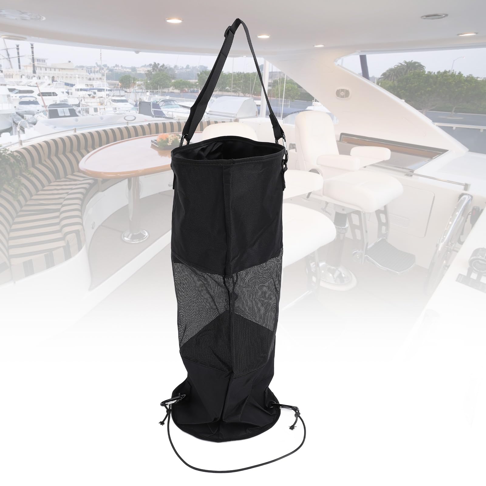 Sac Poubelle Bateau Réutilisable | Filet De Rangement Extérieur - Idéal Camping, Pêche Et Voyage