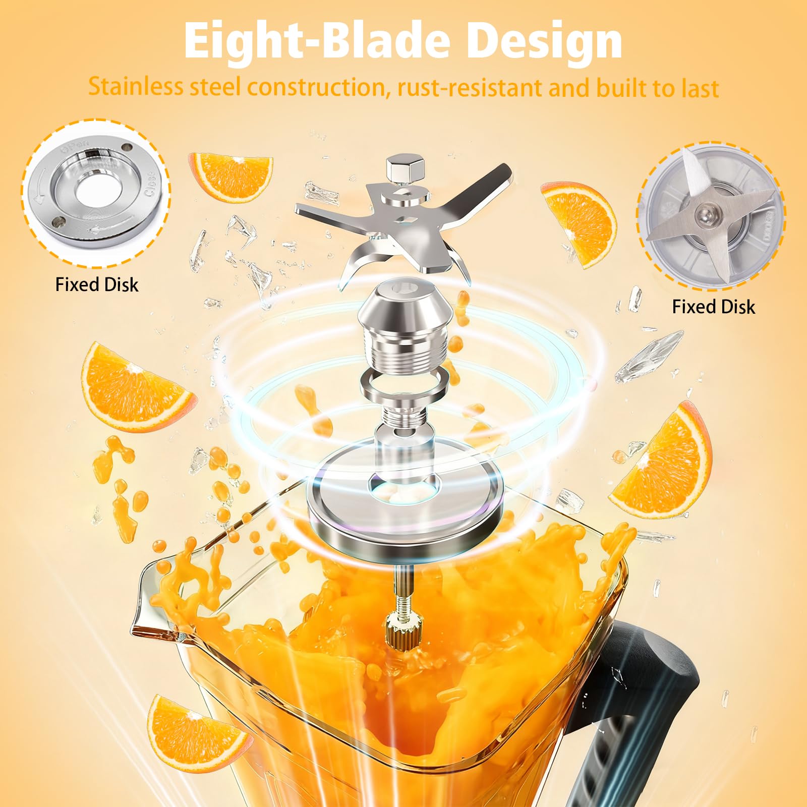 Pichet mélangeur pour vitamix, 1,8 l, récipient de rechange pour Vitamix 5000 5200 6300