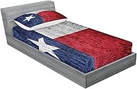 Vista 232 de Lunarable Grey Fitted Sheet & Pillow Sham Set, Pattern with Random Footprints Paw Traces Pet Legs Friendly Cats and Dogs, Decorative Printed 3 Piece