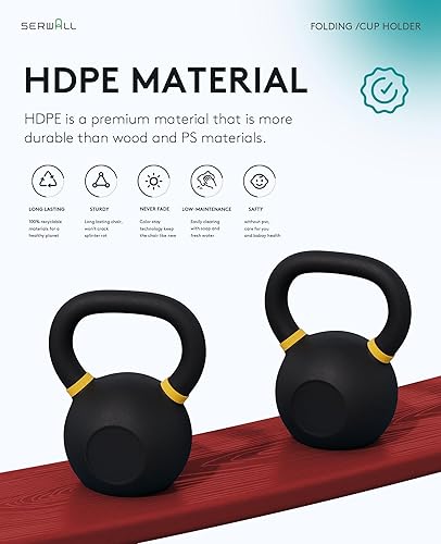 Miniatura 9 de SERWALL Silla Adirondack con portavasos – Juego de 2 sillas Adirondack compuestas para exteriores de polietileno de alta densidad para todo