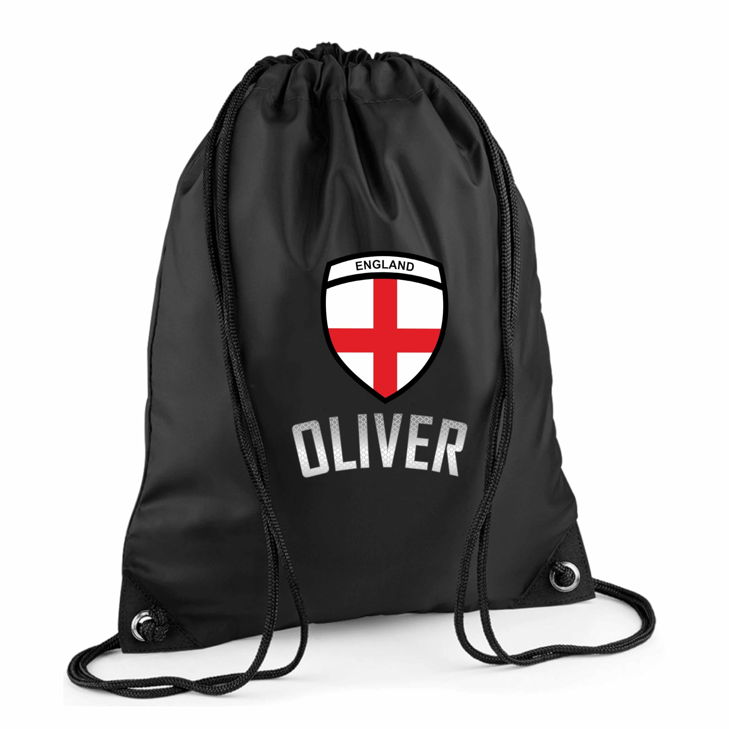 Personalised PE Kit & Football Bag: Football Drawstring School Bag for Kids - Girls & Boys PE Bag, Football Bags, and Kids Drawstring Bag Style 2