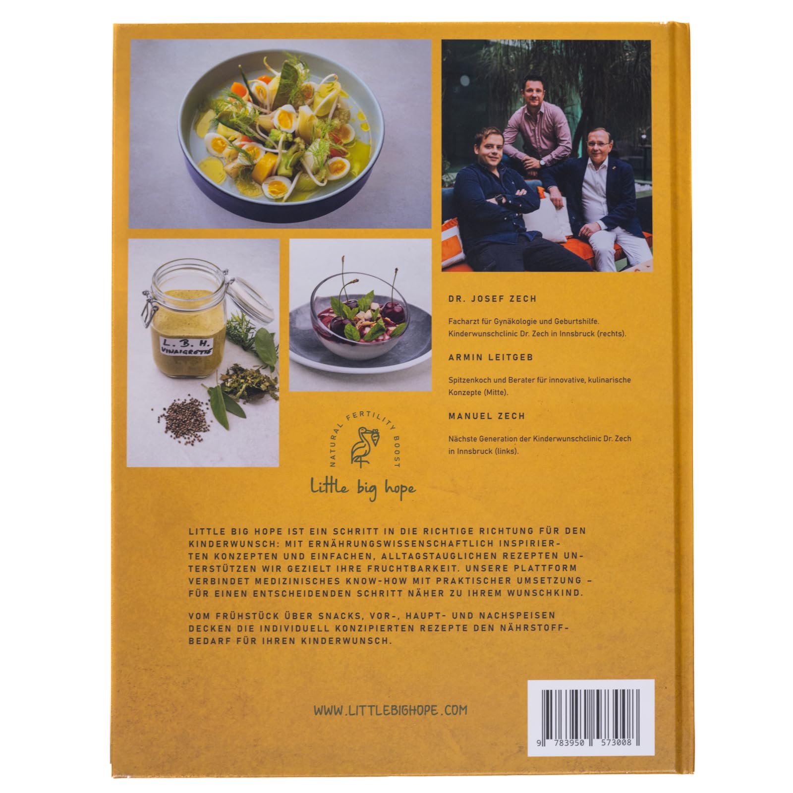 LITTLE BIG HOPE - Gesündere Ernährung bei Kinderwunsch: 100 exzellente Rezepte von einem Spitzenkoch konzipiert mit praktischen Tipps und medizinischen Empfehlungen von Kinderwunsch-Experten