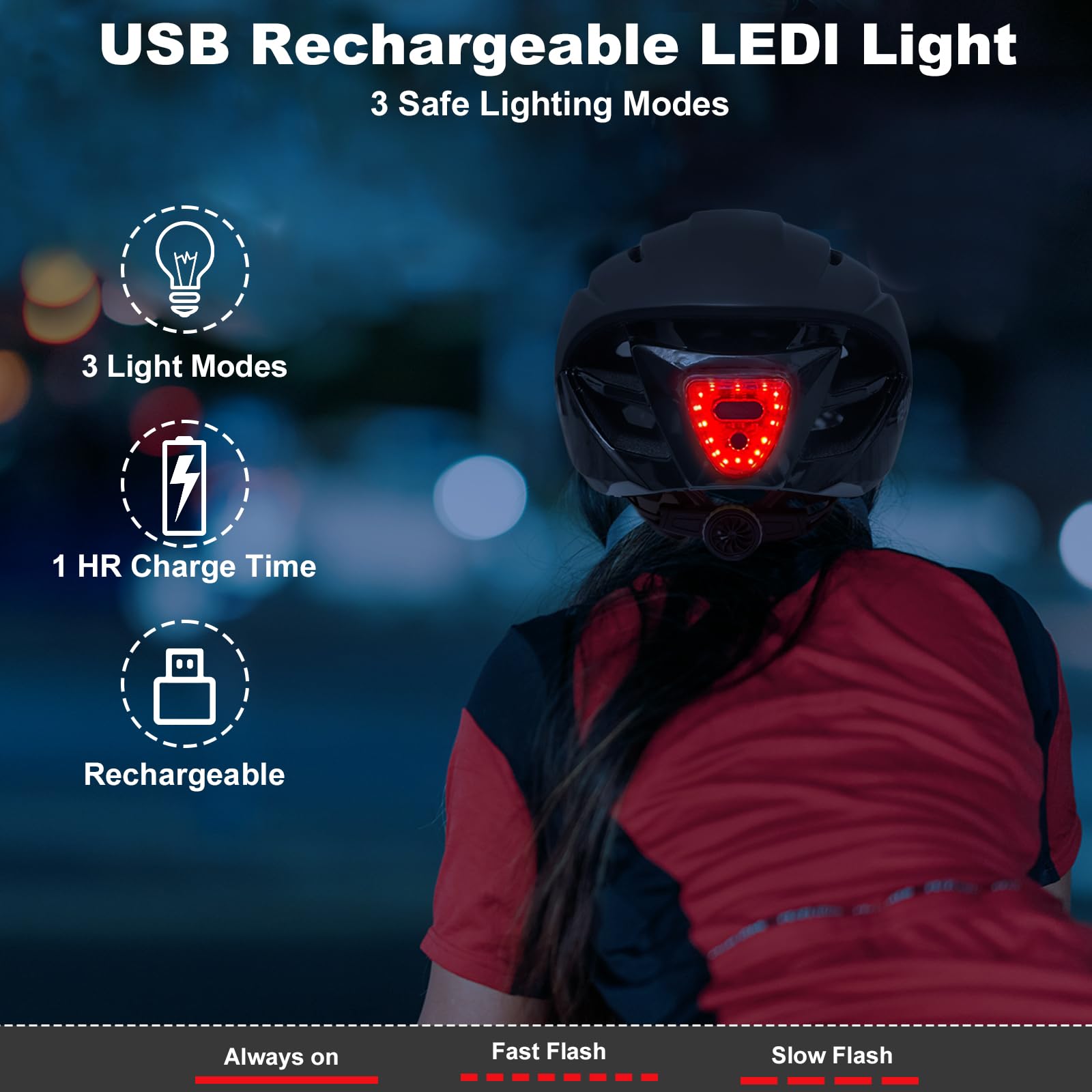 Exclusky Fahrradhelm Damen mit Licht Fahrradhelm mit Visier Brillentrger  Fahrradhelm Frauen Ultraleichter Fahrrad Helm Rennrad Helm Mnner  Anpassbarer Radhelm Herren Fahrradhelm Licht (56-61CM) : Amazon.de: Sport &  Freizeit