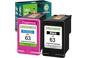 Remanufactured Ink Cartridge Replacement for HP Greenbox 63