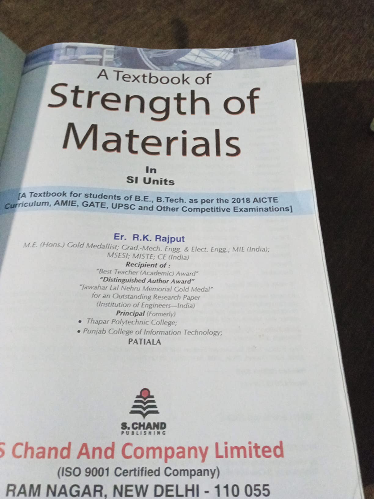 A Textbook of Strength of Materials (Mechanics of Solids) (LPSPE), 7e eBook Rajput R.K